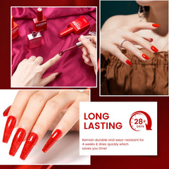 Rosiour blooming builder gel helps sculpt strong nails.