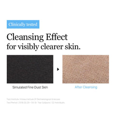 Cooling rinse following Round Lab cleanser for refreshed skin