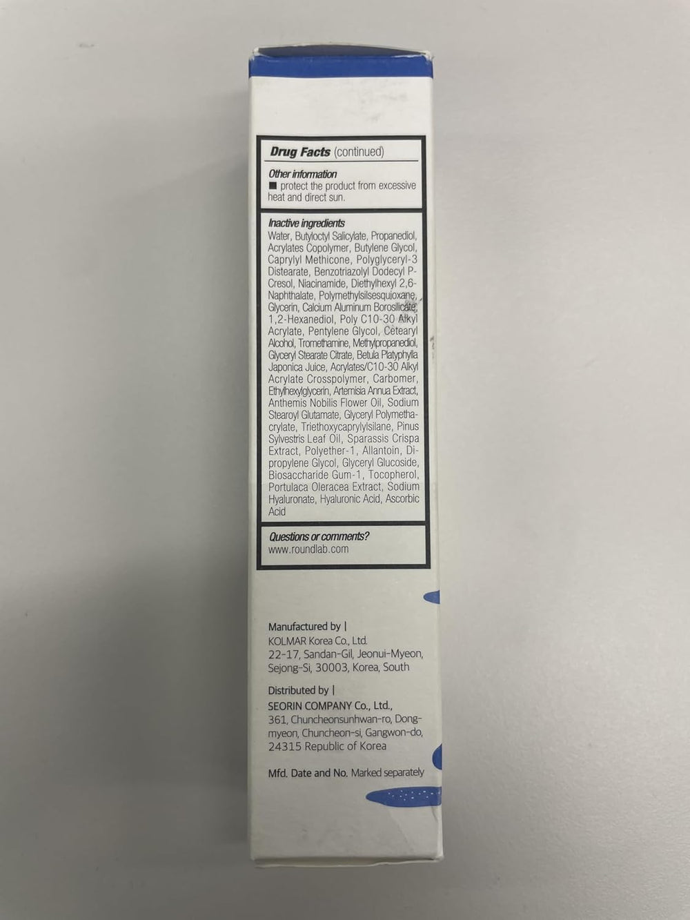 ROUND LAB daily routine sunscreen usage for continuous protection