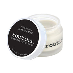 Routine cedarwood cream jar deodorant with woodsy scent for daily freshness