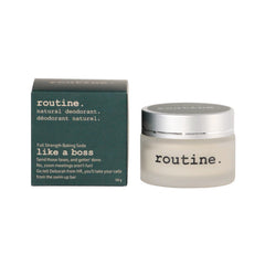 Routine deodorant with rose geranium blend for all-day fragrance