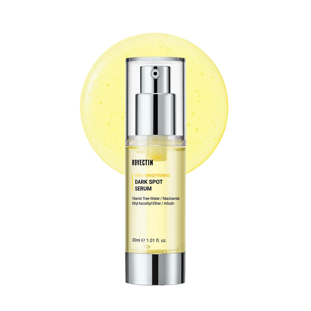 ROVECTIN Vita Dark Spot Serum bottle front for a gentle brightening routine.