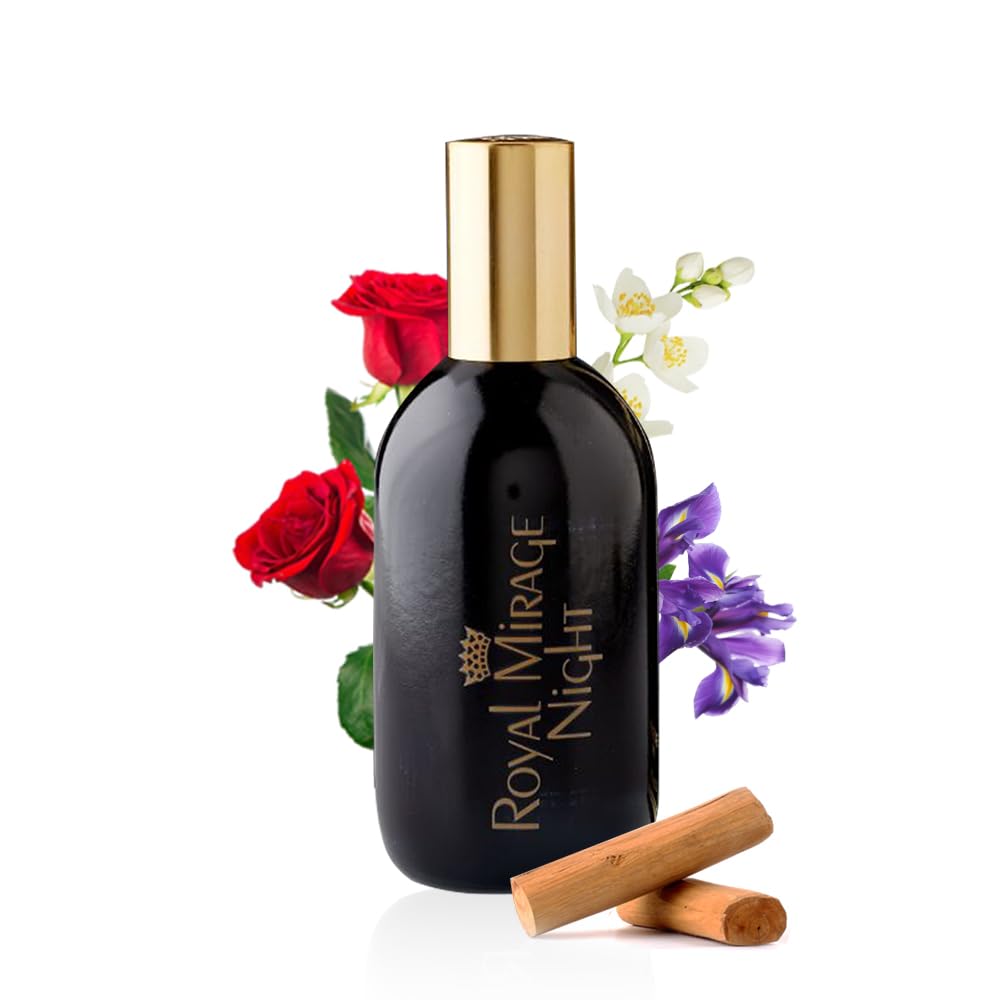 Royal Mirage Night bottle presents premium presentation for evening wear and confident style.