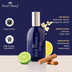 Royal Mirage Silver packaging recycled emphasizes eco conscious luxury in sustainable packaging