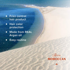 Royal Moroccan argan oil shampoo ingredients highlight organic oils and vitamin E