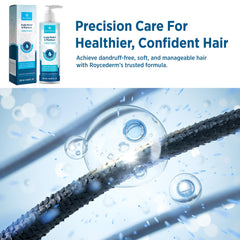 Roycederm Scalp Relief & Moisture Conditioner silky-soft hair after use demonstrates easier styling