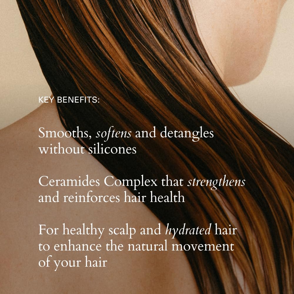 RŌZ Foundation Conditioner label highlights vegan, paraben-free, sulfate-free formula