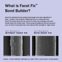 Label highlights Facet Fix bond builder for stronger hair