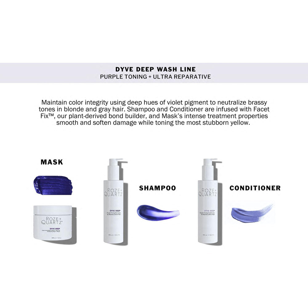 Hair being conditioned in the shower with color-safe formula