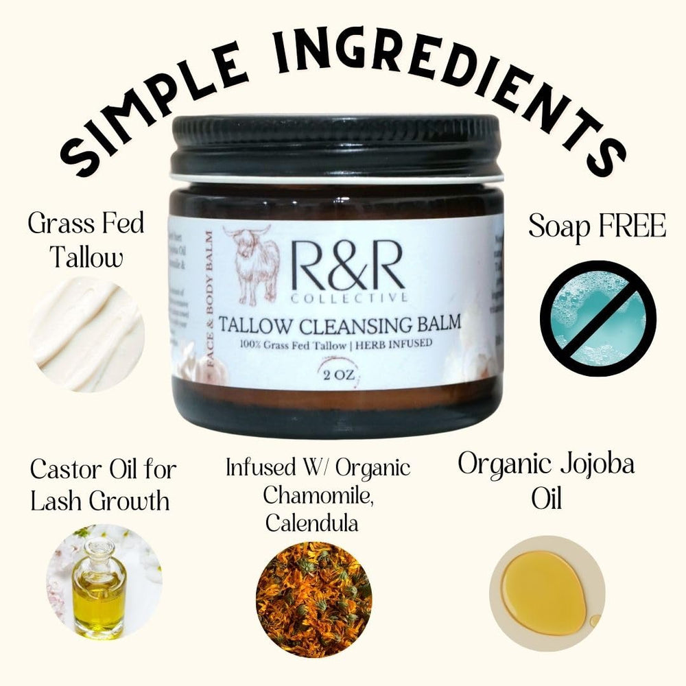 Beef tallow close-up highlighting natural skincare ingredients