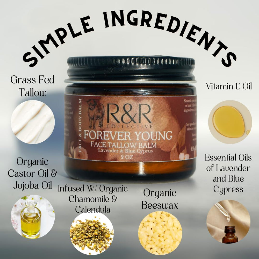 R&R Collective whipped tallow texture with scoop demonstrates luxurious spread and absorption