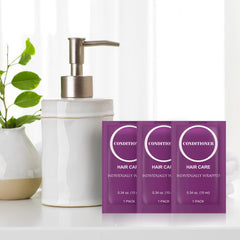 RSQAZQ mini conditioner for on-the-go travel fits easily in purses and carry-ons.