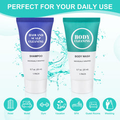 RSQAZQ portable body wash bottle ideal for carry-on hygiene