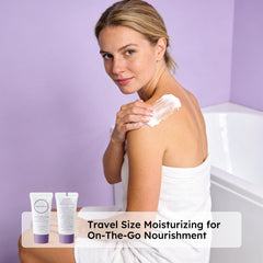 RSQAZQ quick-absorbing nourishing lotion for daylong softness.