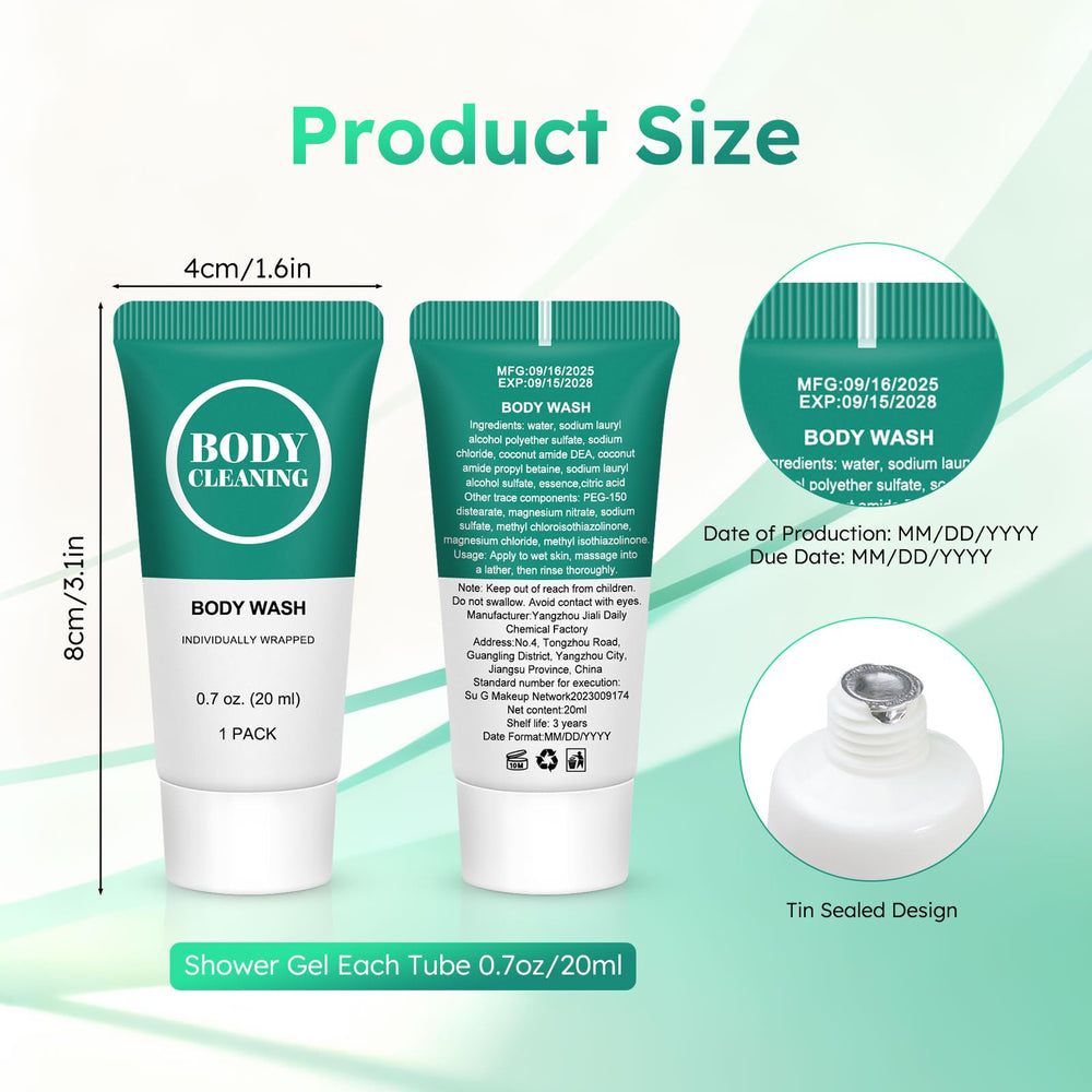 RSQAZQ leak-proof packaging keeps the product fresh during travel.