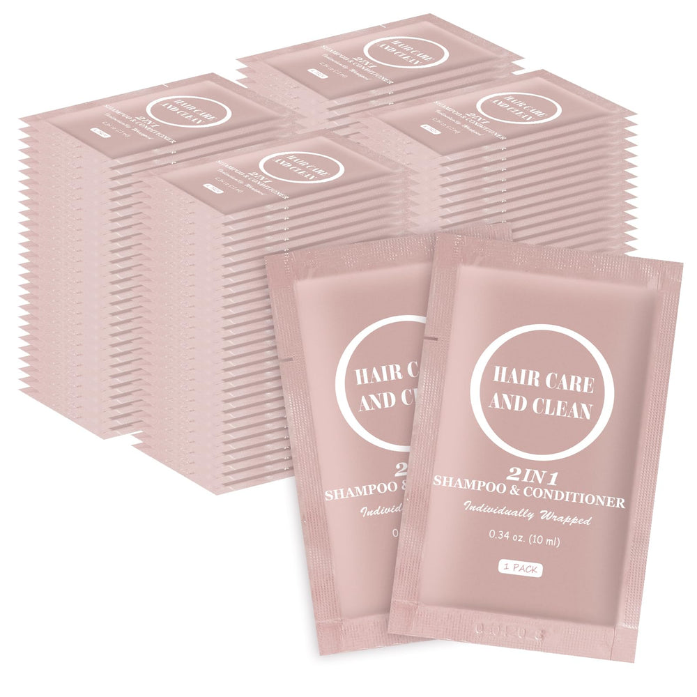 RSQAZQ travel 2-in-1 shampoo conditioner pack for on-the-go cleansing
