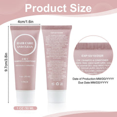 RSQAZQ 1oz tube side angle showing compact travel size for effortless packing.