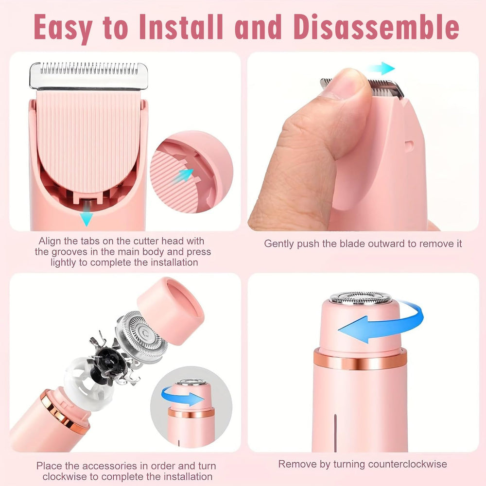RtLvio hypoallergenic blade closeup for sensitive skin grooming