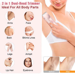 RtLvio used on bikini area and underarms for precise trimming