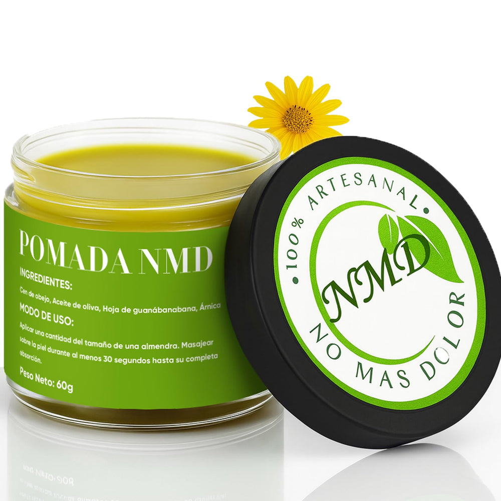 RTQSU NMD jar open, natural herbal salve for muscle comfort.