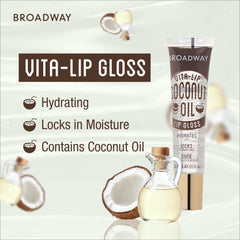 Application of Vita-Lip Gloss delivers high-shine finish without stickiness