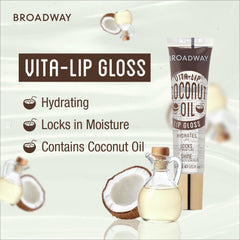 Vitamin blend highlights in Ruby Kisses Broadway Vita-Lip gloss