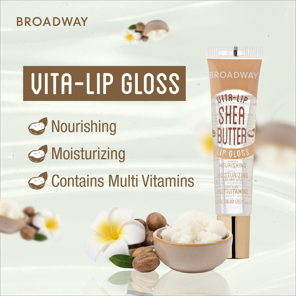 Wand applicator of Ruby Kisses Broadway Vita-Lip gloss for precise application.