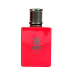 Rue 21 CJ Red Men's Cologne bottle front, bold design for evening wear.