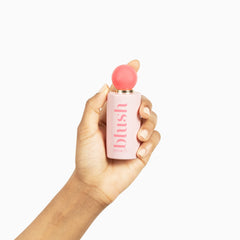 Rue 21 Blush cruelty-free logo signals animal-friendly fragrance choice.