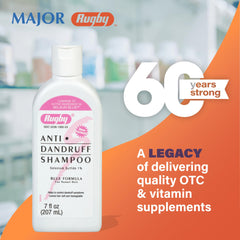 Multi pack rugby shampoo offers ongoing anti dandruff care for normal hair