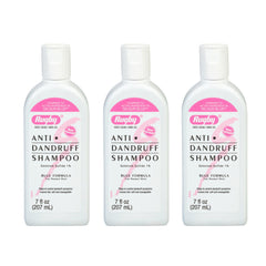 Rugby Selenium Sulfide Anti-Dandruff Shampoo bottle with blue formula for normal hair