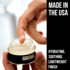 RUGGED & DAPPER formula featuring hyaluronic acid protects eyes from dryness.