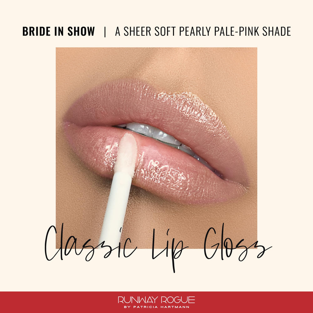 Runway Rogue Bride in Show lip swatches in soft pink shade