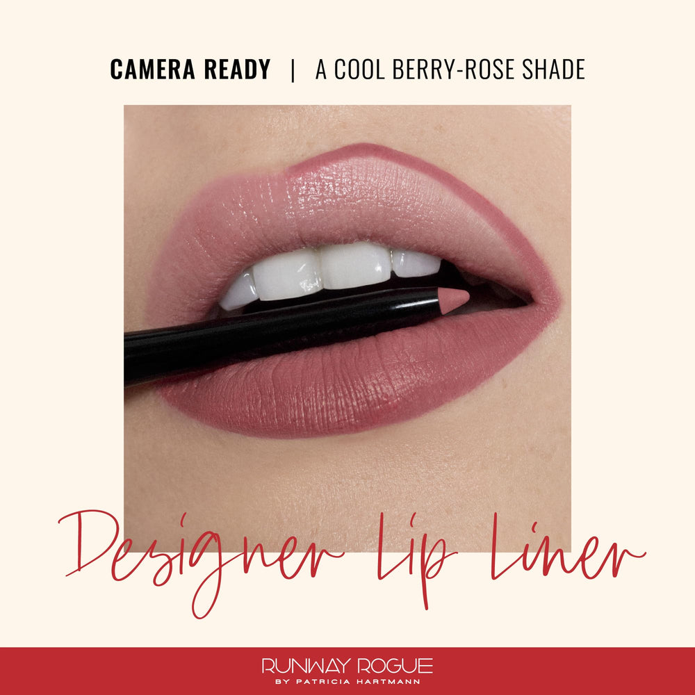 Runway Rogue Designer Liner Lip Pencil built-in sharpener enables crisp edges.