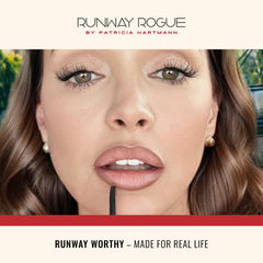 Runway Rogue Designer Liner Lip Pencil vegan formula supports guilt-free beauty choices.