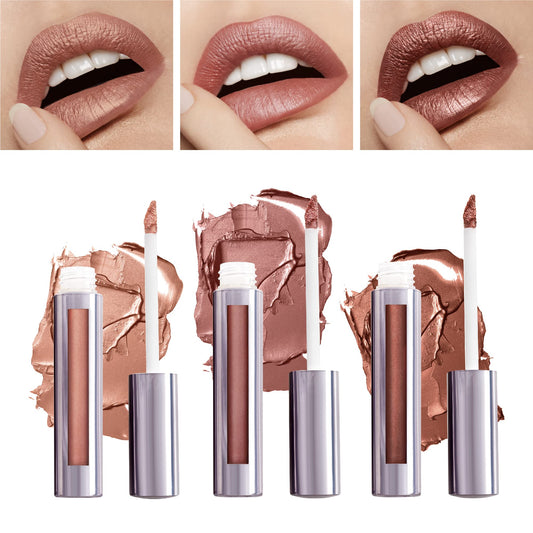 Runway Rogue Silk Glam Lipstick Couture bottle shines with golden shimmer for a luxe look.