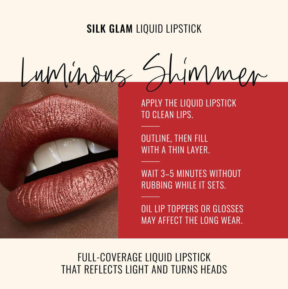 Applying shot demonstrates smooth, even coverage for a pro-level lip look