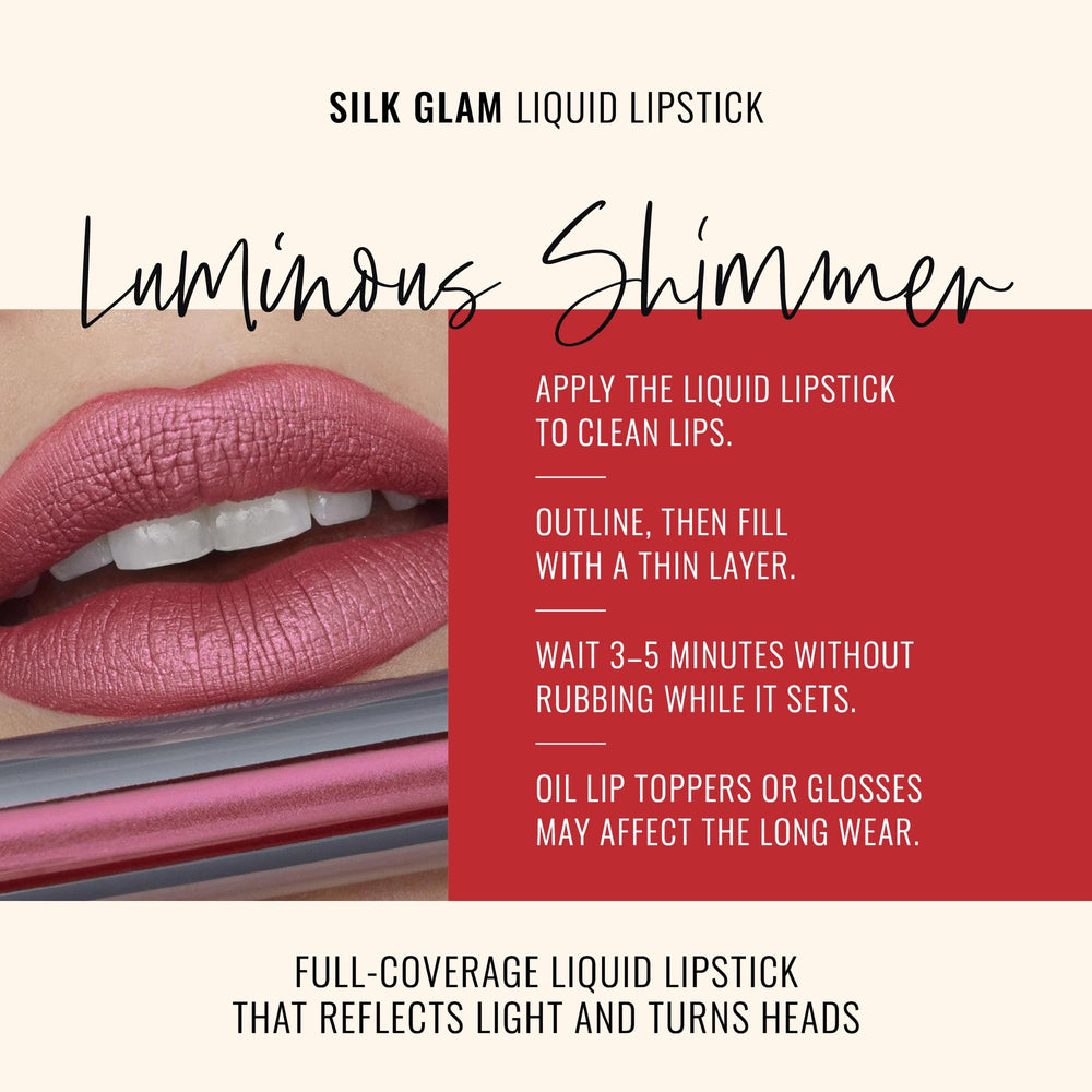 Runway Rogue Silk Glam Trophy Wife close-up in pale-pink frosted shade for soft pout