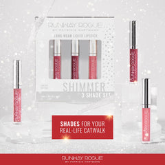 Runway Rogue Boss Babe swatch showing long-lasting shimmer finish