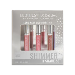 Runway Rogue Try Me 3 Mini Lipsticks Soft Box for soft-focus pink nude lips