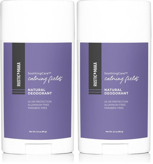 Rustic MAKA Calming Fields deodorant stick for daily freshness