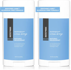 Rustic Maka Ocean Breeze deodorant bottle for all-day freshness.