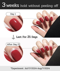 ruyeefam Nail Polish Strips waterproof wear covers up to three weeks