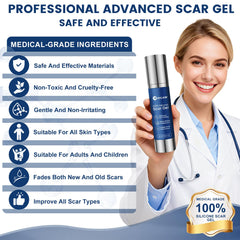 Packaging image for Rvlaim silicone scar gel ingredients and design