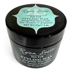 Ryan Scott Styling Wax provides strong hold with a natural matte finish for versatile styling.