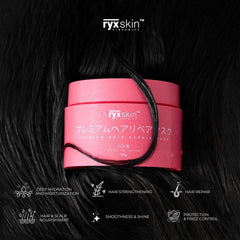 Ryxskin Premium Hair Repair Mask Japan-made seal: premium quality inspired by Japanese craftsmanship.