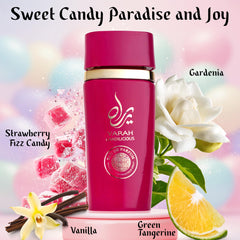 SAADAH Yarah Candilicious bottle angle highlighting elegant bottle shape and premium finish