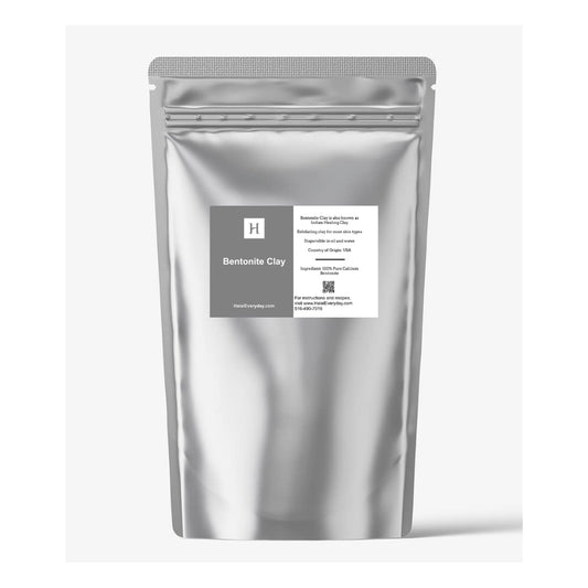 SAAQIN Bentonite clay cosmetic grade 5lb packaging for bulk orders.