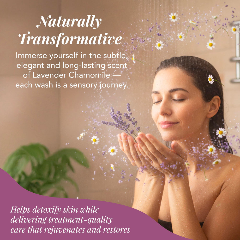 Saavy Naturals hand applying scrub for a spa-like daily ritual.