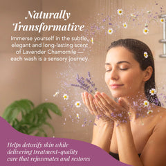 Saavy Naturals hand applying scrub for a spa-like daily ritual.